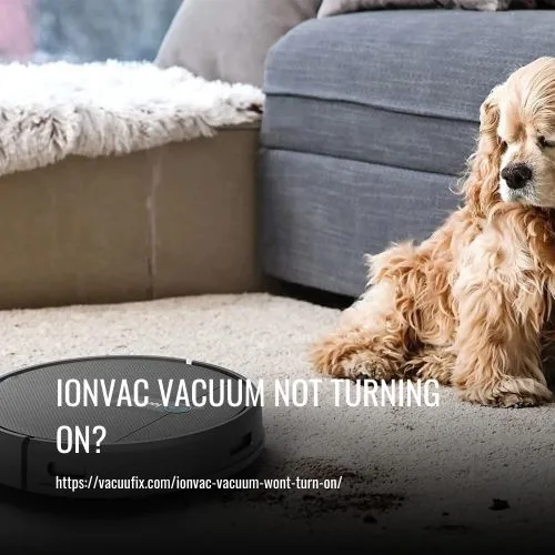 ionVac Vacuum Not Turning On
