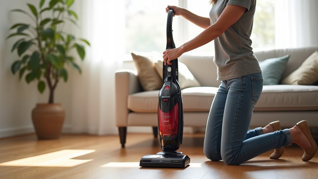 adjust vacuum handle height