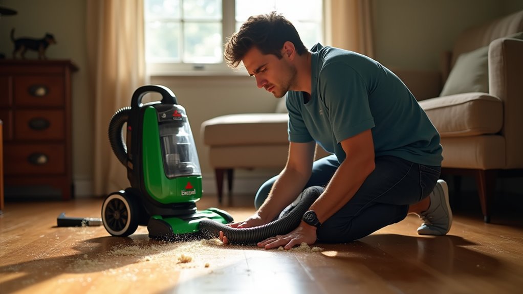 bissell vacuum lacks suction