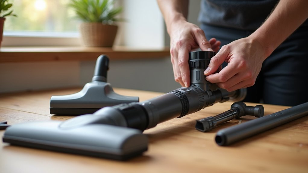 check attachments for clogs