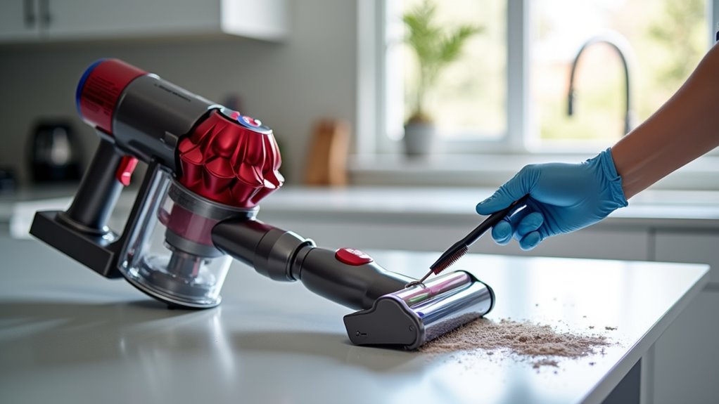 clean dyson brush bar