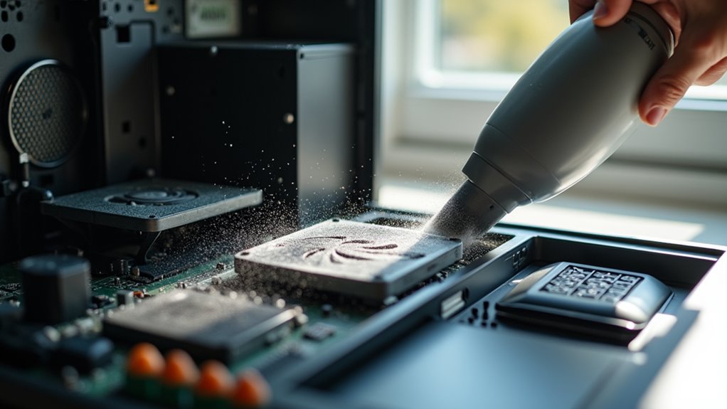 clean pc parts carefully