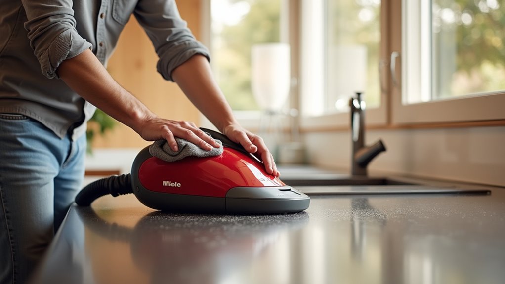 cleaning miele vacuum cleaner