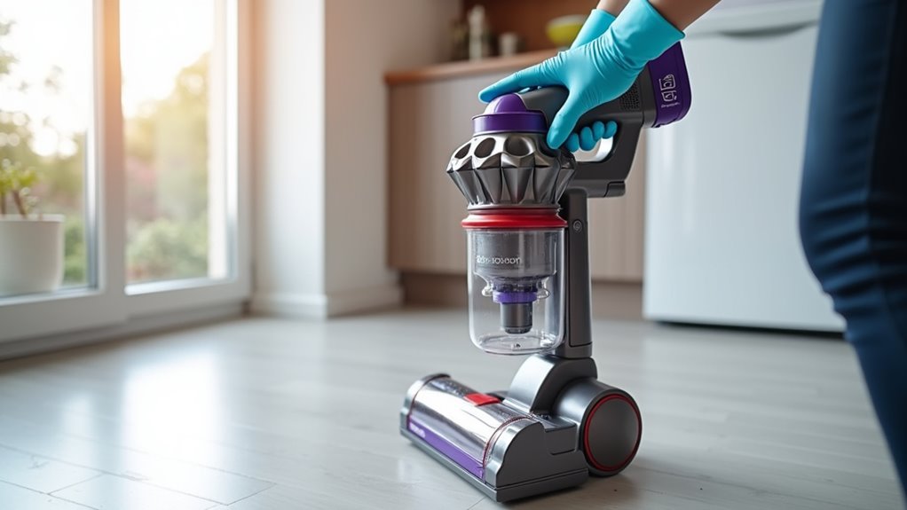 easy dyson bin access