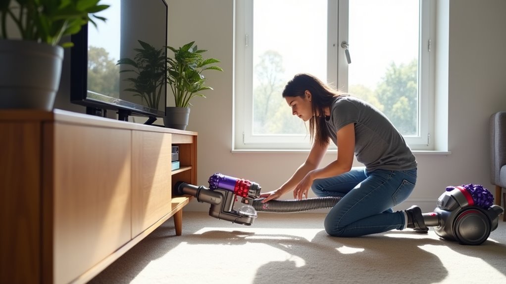 fixing dyson vacuum hoses