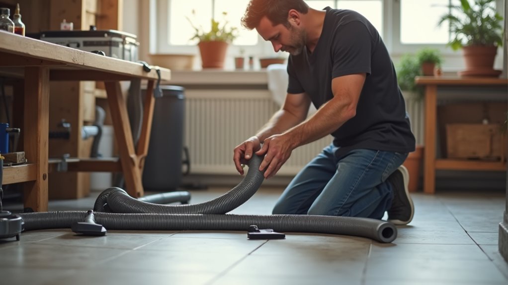 inspect vacuum hoses regularly