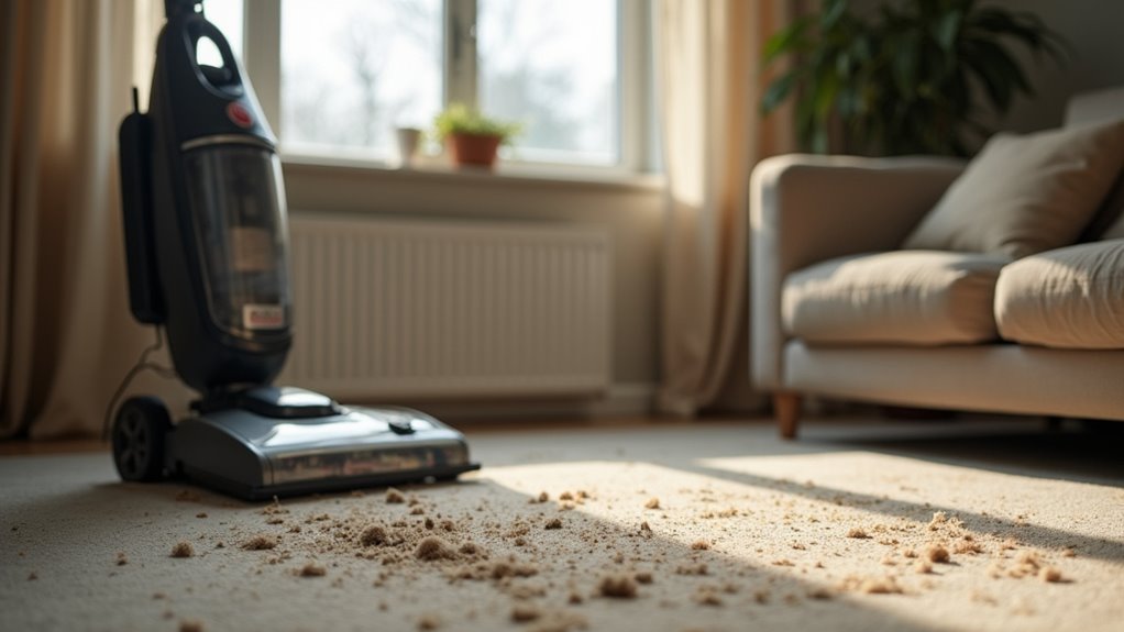 neglecting vacuum maintenance routines