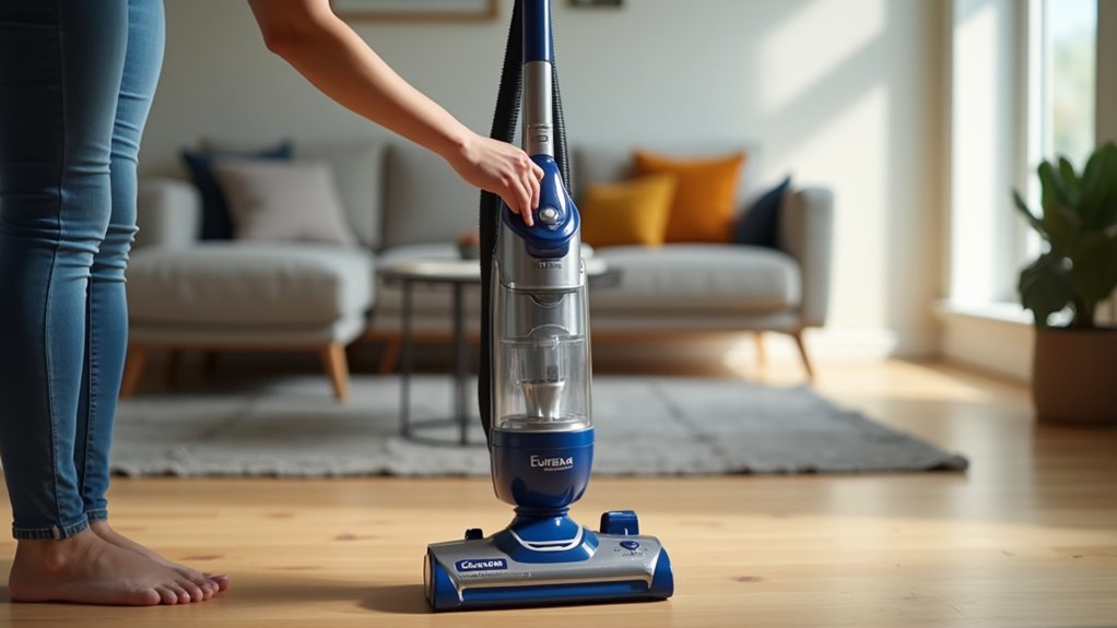 power on your vacuum