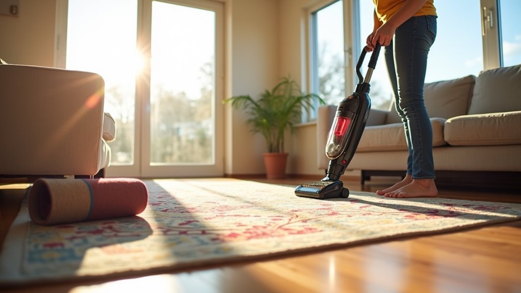 prepare space for cleaning
