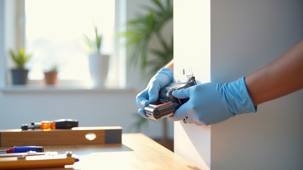 secure dyson backplate installation