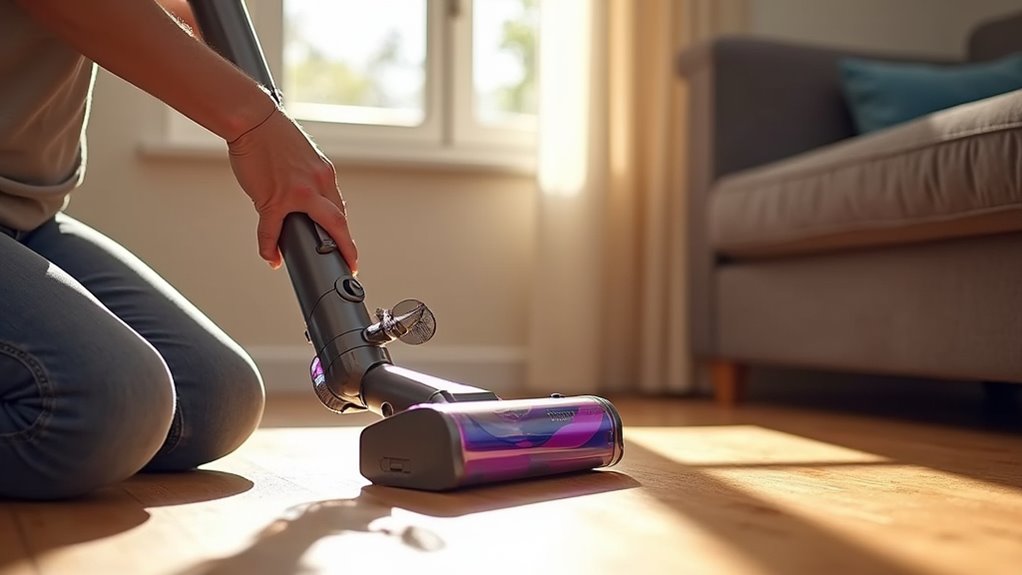 unclog dyson vacuum properly