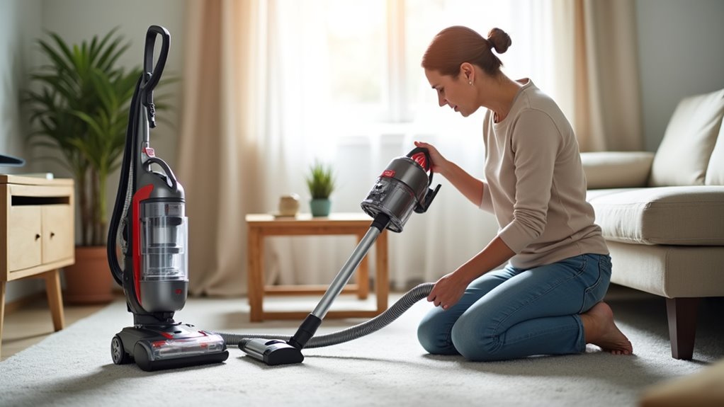 vacuum setup and safety