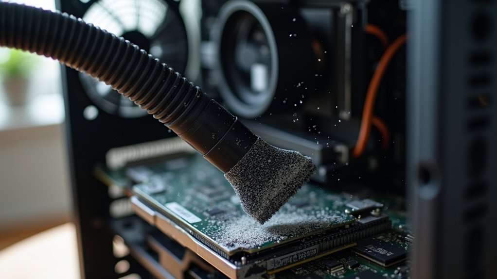 vacuuming pc poses dangers
