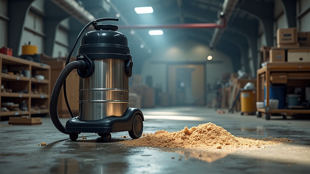 wet and dry cleanup efficiency