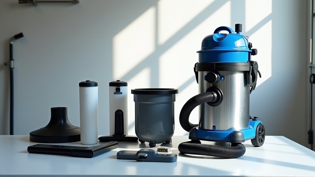 wet dry vacuum components explained