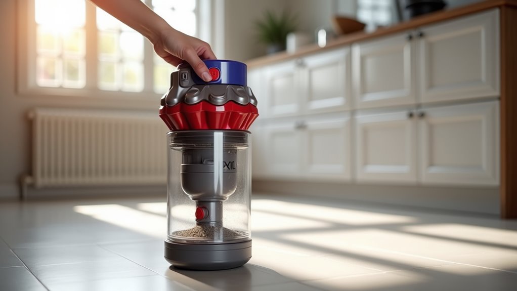 activate dyson bin release