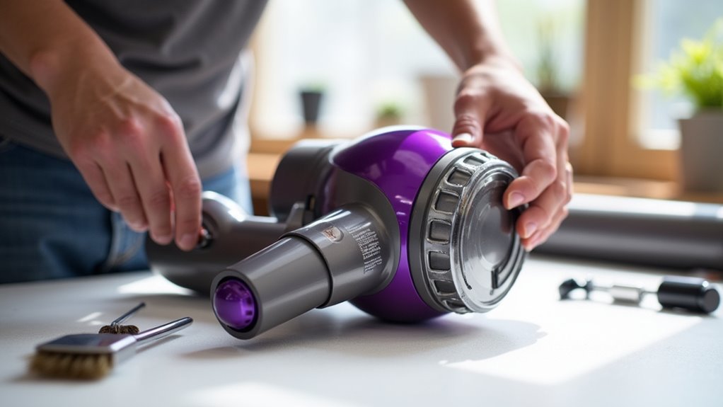 clean your dyson s head