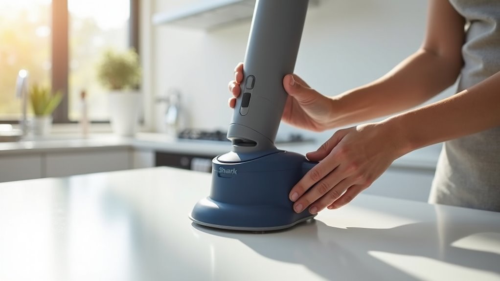 connect vacuum pod securely
