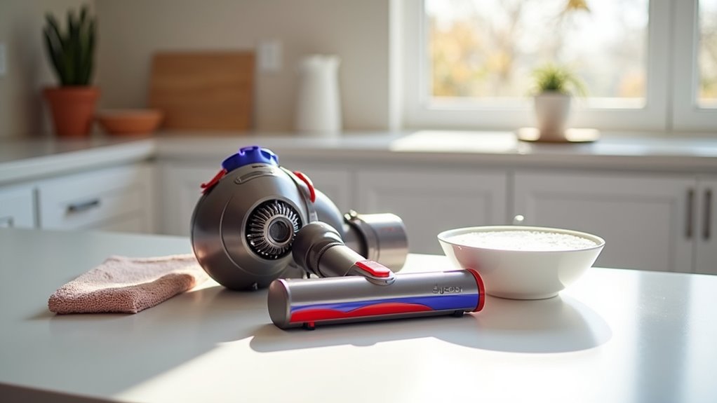 deep clean your dyson