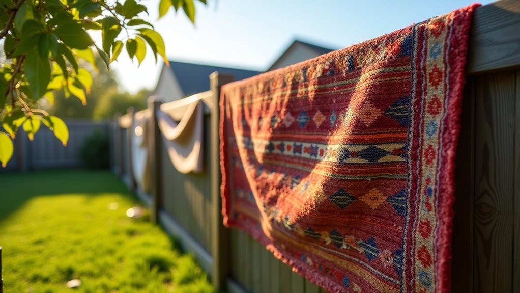 effective outdoor rug drying