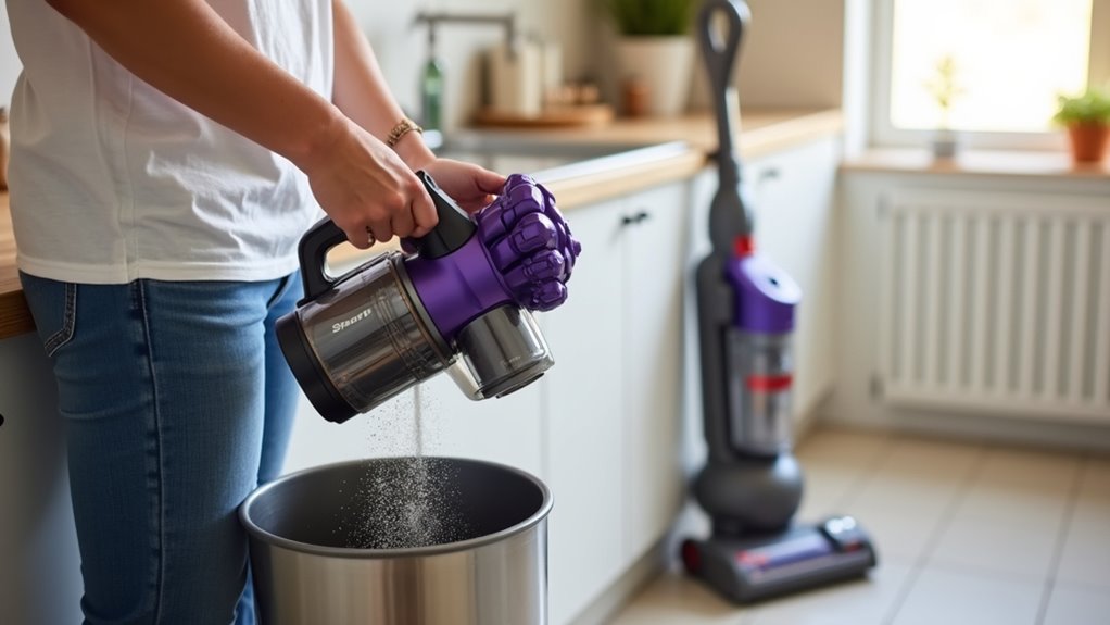 empty dust cup regularly