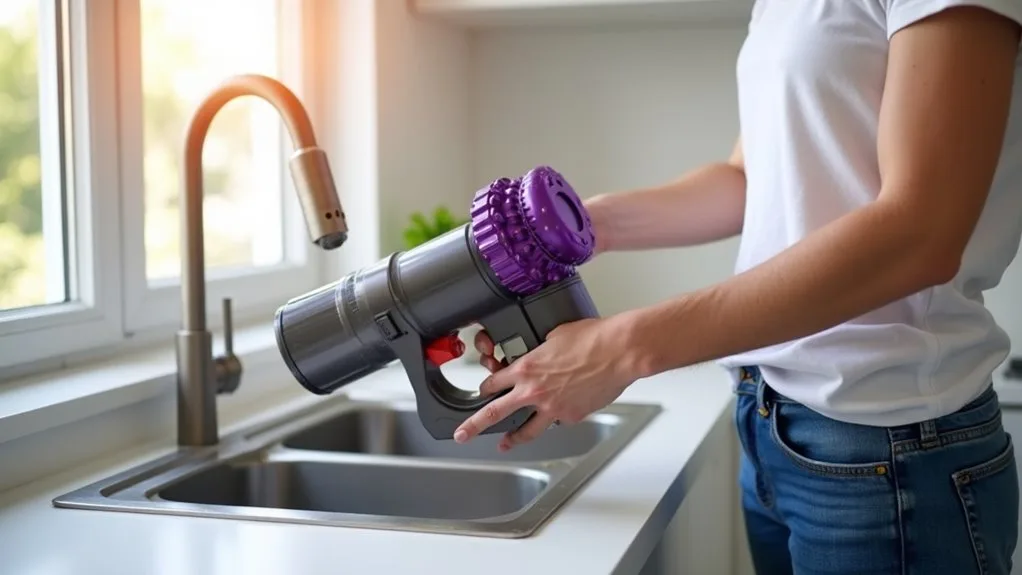 filter removal and cleaning