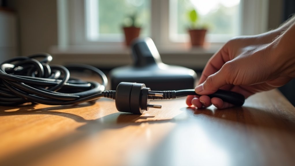 inspect charger and cables