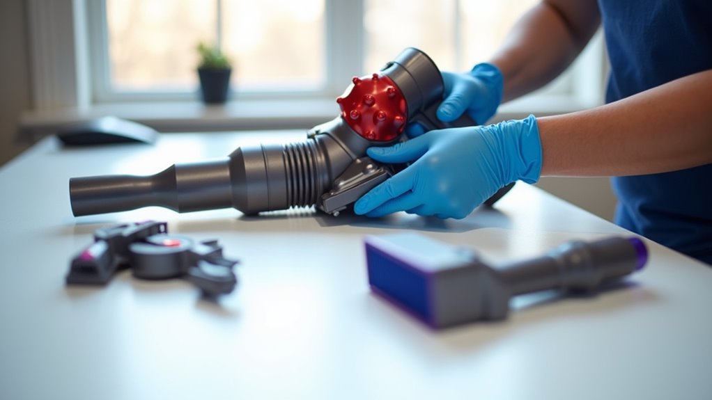 inspect dyson vacuum tools