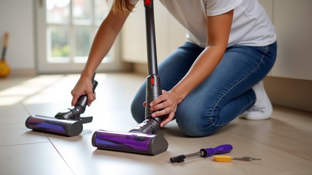 inspect for vacuum blockages
