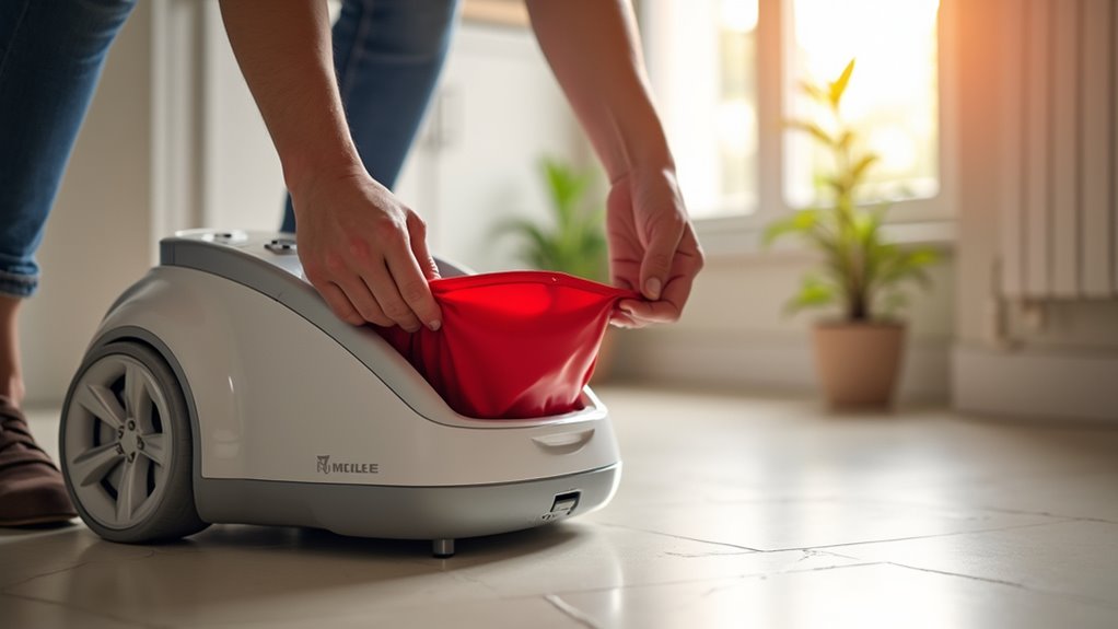 installing miele vacuum bag