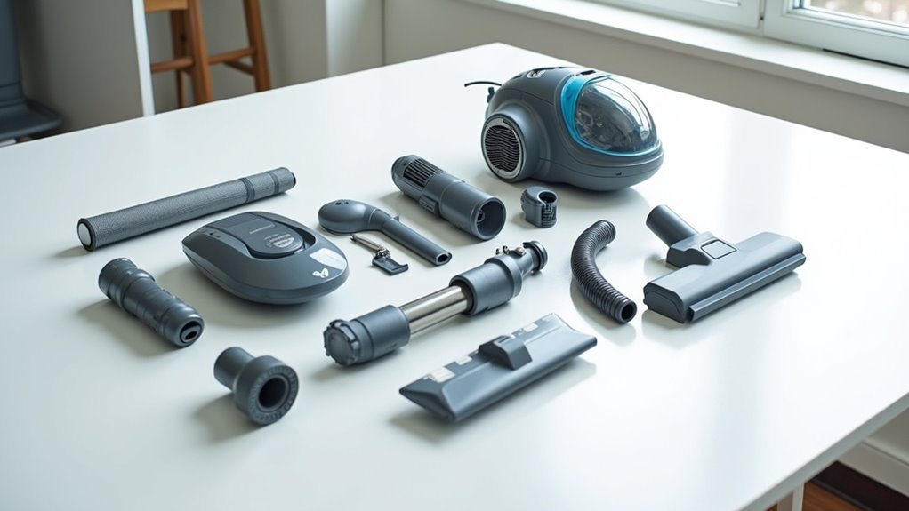 organize vacuum parts efficiently