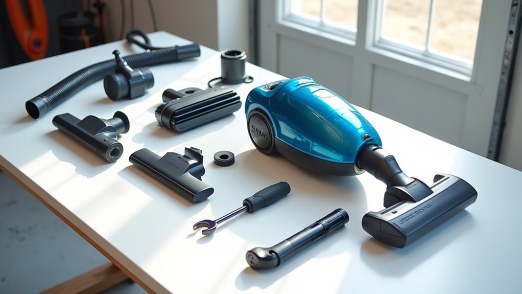 reassemble shark vacuum safely