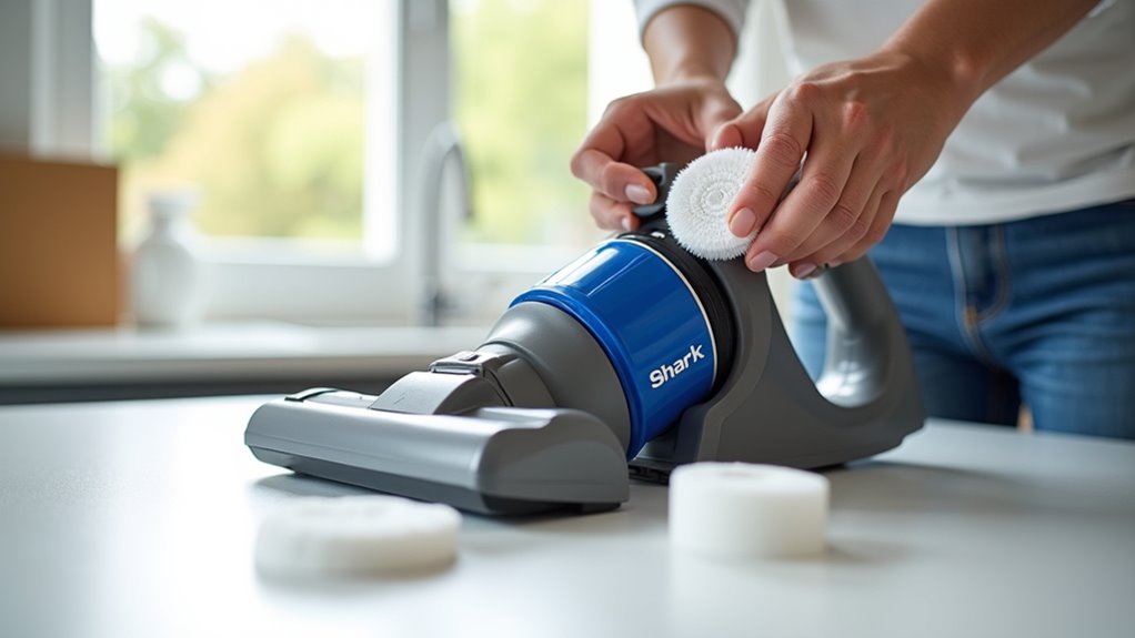 reassemble vacuum filters properly