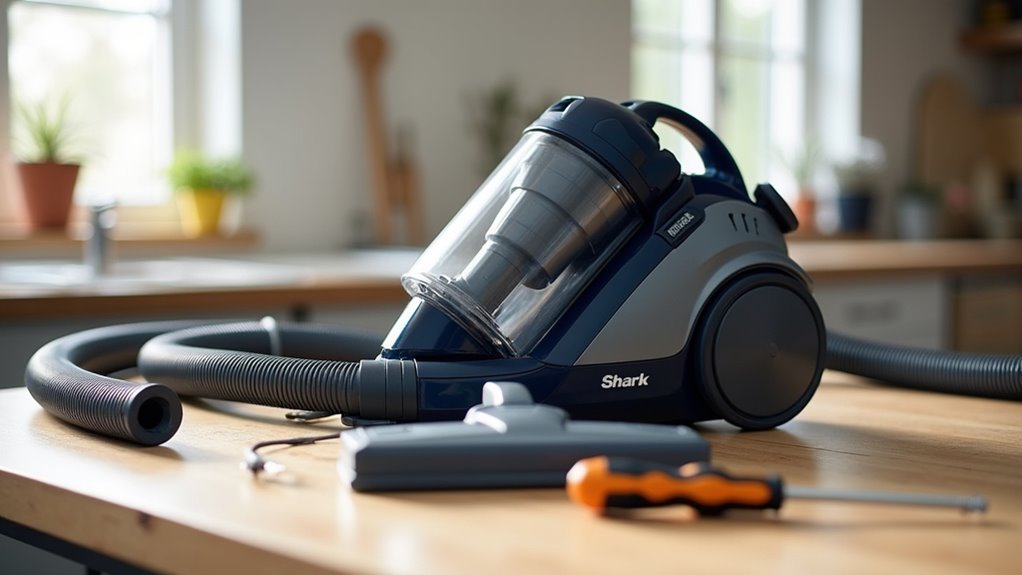reassemble your shark vacuum