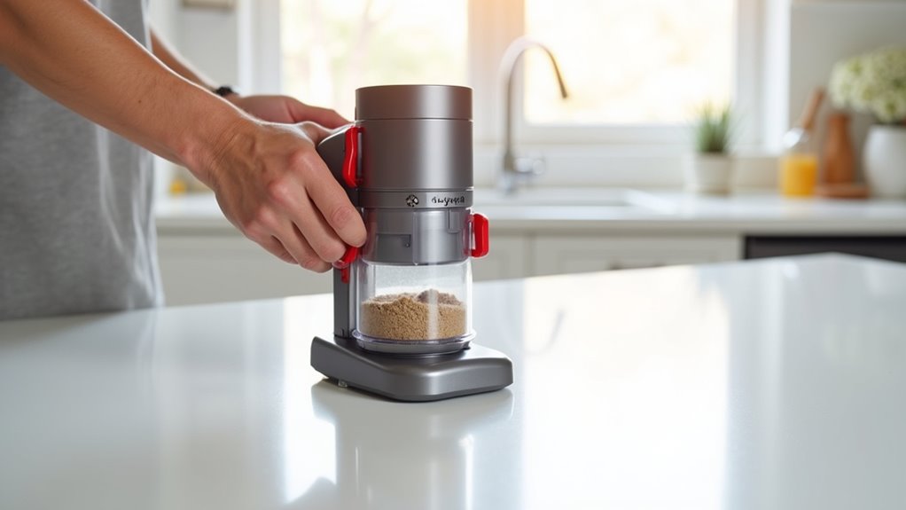 safe vacuum canister disposal