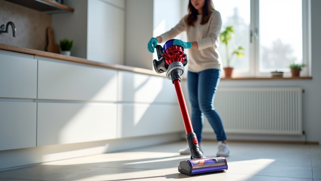 secure dyson dust bin