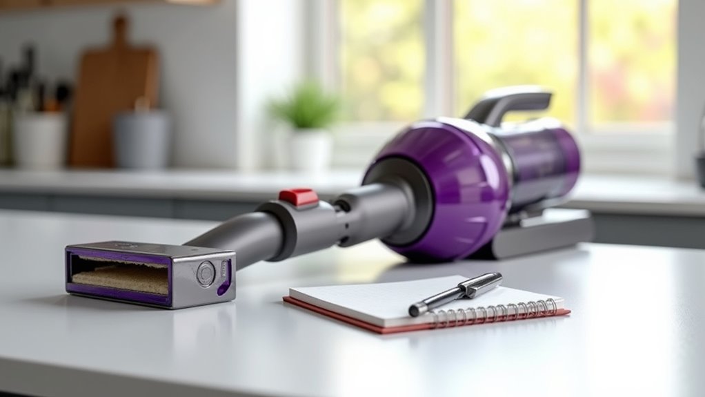 track dyson vacuum performance