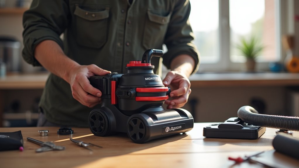 vacuum maintenance and cleaning