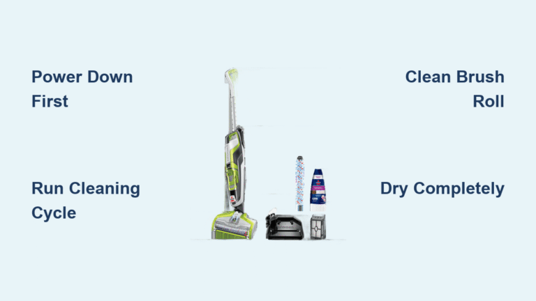 How to Clean Bissell CrossWave Vacuum After Use