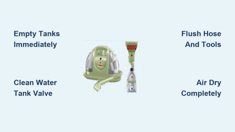 How to Clean Bissell Little Green After Use