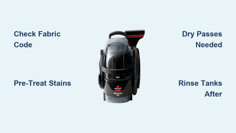 How to Use Bissell SpotClean Pro on Couch