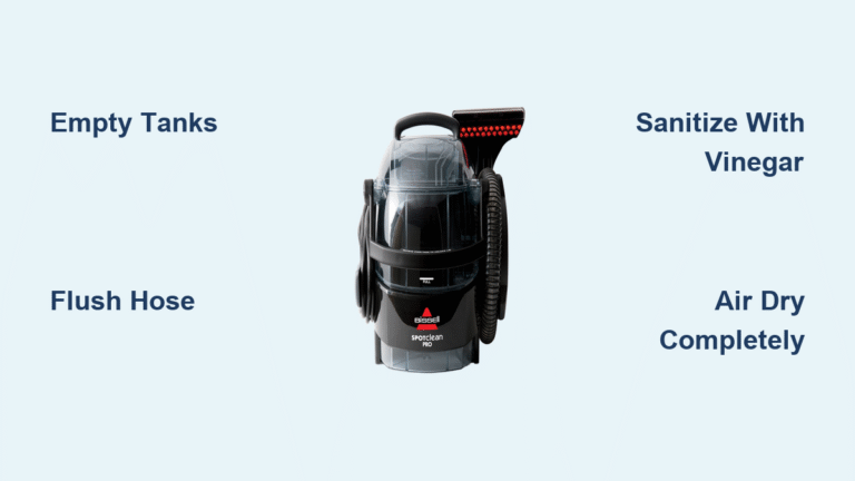 How to Clean Bissell SpotClean Pro After Use