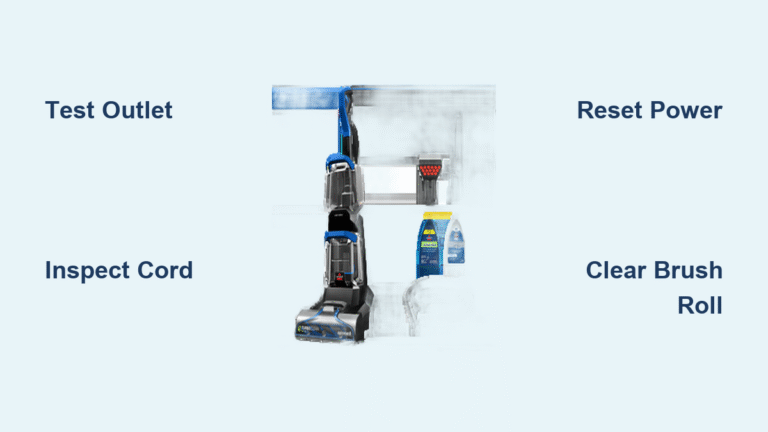 How to Fix Bissell TurboClean Pro Won’t Turn On