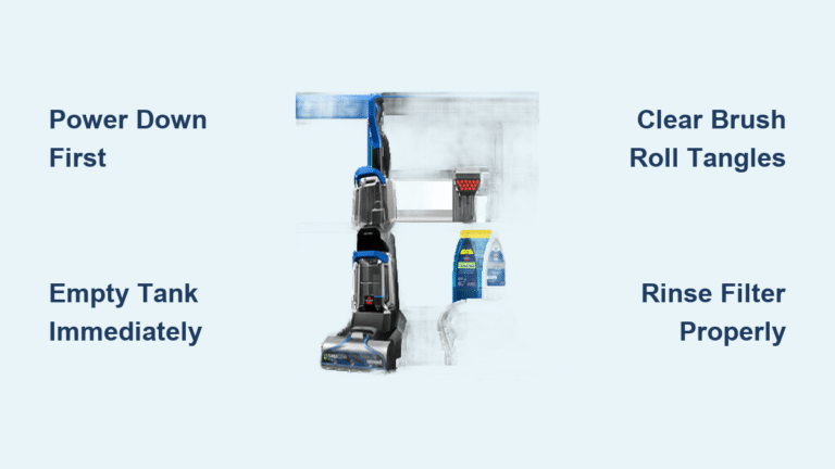 How to Clean Bissell TurboClean Pro After Use