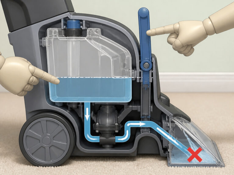 Troubleshoot a Bissell Turboclean Pro Not Spraying Any Water