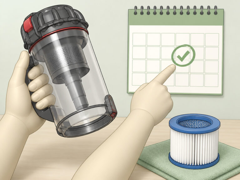 Hoover Bagless Vacuum Filter Cleaning Guide & 5-Empty Rule