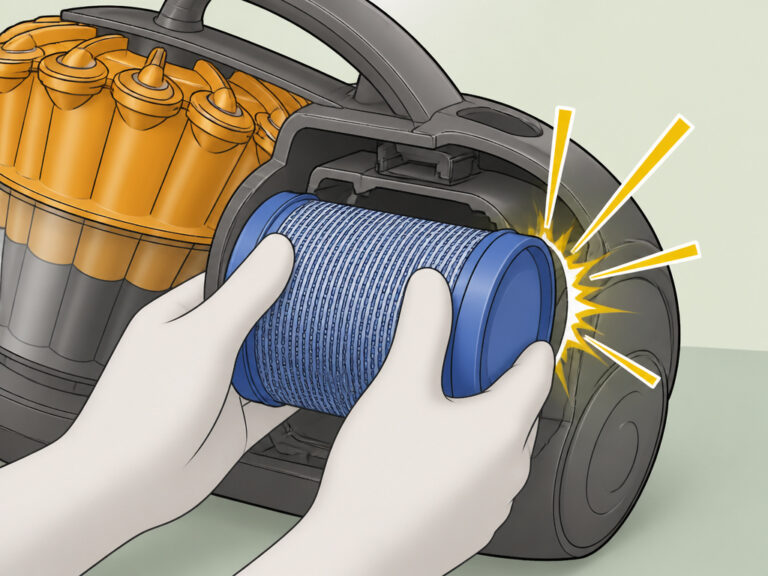 How to Clean a Dyson Canister Vacuum Filter Correctly