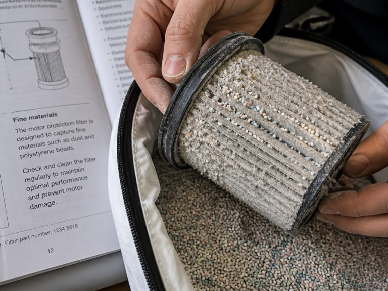 Vacuuming Bean Bag Beans: The Static & Jam Risk Explained